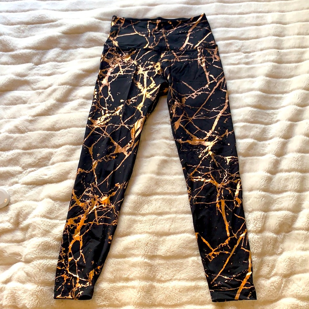 Beyond Yoga Metallic Marble Leggings